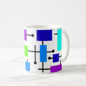 Coole Atomwinkel Kaffeetasse (VorderseiteRechts)