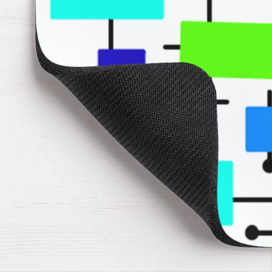 Coole Atomwinkel Mousepad (Ecke)