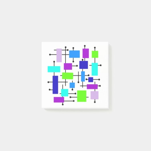 Coole Atomwinkel Post-it Klebezettel (Vorderseite)