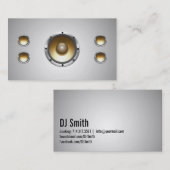 Coole AudioLautsprecher DJ-Geschäfts-Karte Visitenkarte (Vorne/Hinten)