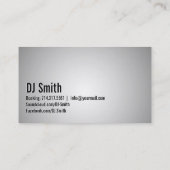 Coole AudioLautsprecher DJ-Geschäfts-Karte Visitenkarte (Rückseite)