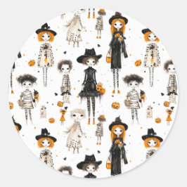 Coole Aufkleber mit Halloween-Thema,