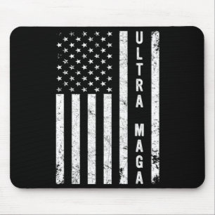 Coole Ausfahrt aus US-amerikanischer Flagge Ult Mousepad