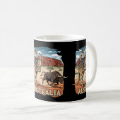 Coole australische Themen Kaffeetasse (VorderseiteRechts)