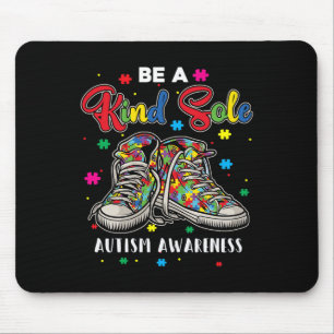 Coole Autism Awareness Sei eine freundliche Seele Mousepad