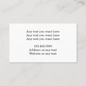 Coole Auto Windschutzscheibe Reparatur-Visitenkart Visitenkarte (Rückseite)