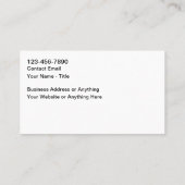 Coole Automobil-Visitenkarten - Design neu Visitenkarte (Rückseite)