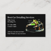 Coole Automobil-Visitenkarten im Detail Visitenkarte (Vorderseite)