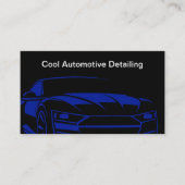 Coole Automobil-Visitenkarten im Detail Visitenkarte (Vorderseite)