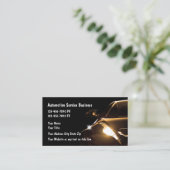 Coole Automobil-Visitenkarten Visitenkarte (Stehend Vorderseite)