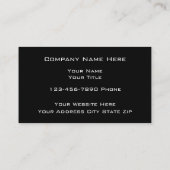 Coole Automobildienstleistungen Moderne Visitenkarte (Rückseite)