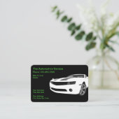 Coole Automobilservice-moderner Entwurf Visitenkarte (Stehend Vorderseite)