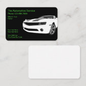 Coole Automobilservice-moderner Entwurf Visitenkarte (Vorne/Hinten)