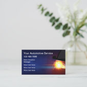 Coole Automotive Business Cards Neues Design Visitenkarte (Stehend Vorderseite)