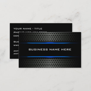 Coole Automotive Business Cards Silver Graphic Visitenkarte