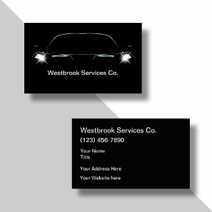 Coole Automotive Services Themen Visitenkarte