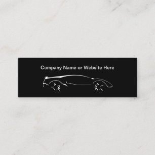 Coole Automotive-Theme Kompaktformat Visitenkarten Mini Visitenkarte