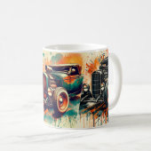 Coole Autos Kaffeetasse (VorderseiteRechts)