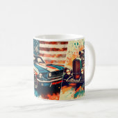 Coole Autos Kaffeetasse (VorderseiteRechts)