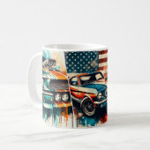 Coole Autos Kaffeetasse (Vorderseite Links)