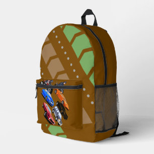 Coole Autos und Motorräder Kinder Schulrucksack Bedruckter Rucksack