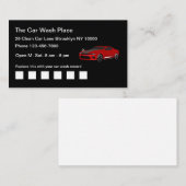 Coole Autos Visitenkarte (Vorne/Hinten)