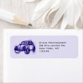 Coole Autoskizze Lila (Insitu)