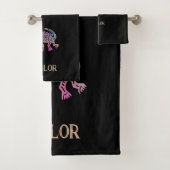 Coole Aztec Design Dog Badetücher Badhandtuch Set (Insitu)