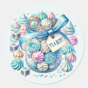 Coole Babydusche Runder Aufkleber