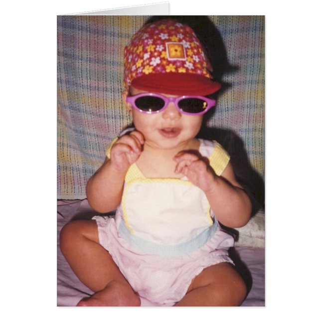 Coole Babykarte (Vorne)