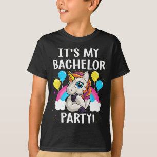 Coole Bachelor Party Art for Men Boys Groom Weddin T-Shirt