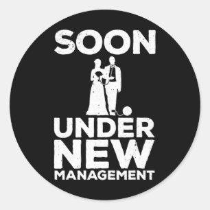 Coole Bachelorparty Gestaltung Für Männer Jungen B Runder Aufkleber