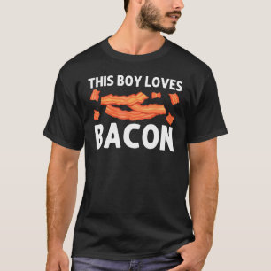 Coole Bacon Art für Jungen Kinder Schweinefleisch T-Shirt