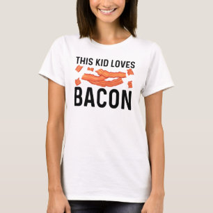 Coole Bacon Art für Kinder Jungen Schweinefleisch  T-Shirt