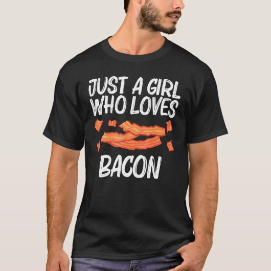 Coole Bacon Art für Mädchen Schweinefleisch Bruch T-Shirt (Vorderseite)