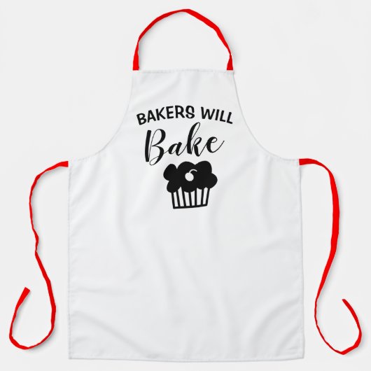 Coole Bakers backen Funny Baked Schürze (Vorderseite)