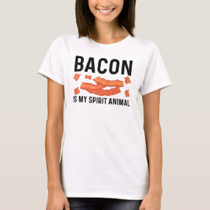 Coole Bakonkunst für Männer Schweinefleischstreife T-Shirt