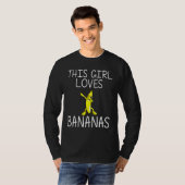 Coole Banane für Mädchen Kinderbettchen T-Shirt (Vorne ganz)
