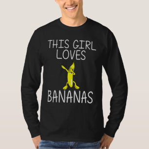 Coole Banane für Mädchen Kinderbettchen T-Shirt
