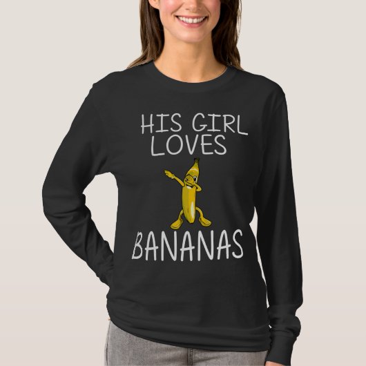 Coole Banane für Mädchen Kinderbettchen T-Shirt (Vorderseite)