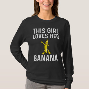 Coole Banane für Mädchen Kinderbettchen T-Shirt