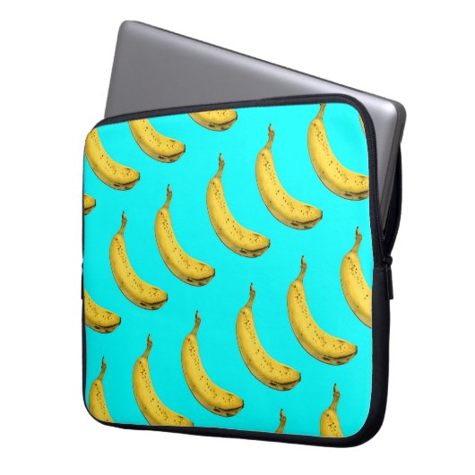Coole Banane Laptopschutzhülle (Vorderseite Links)