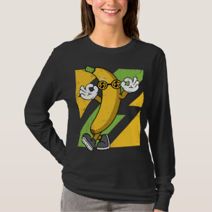 Coole Banane mit Sonnenbrille Sommerfrüchte T-Shirt
