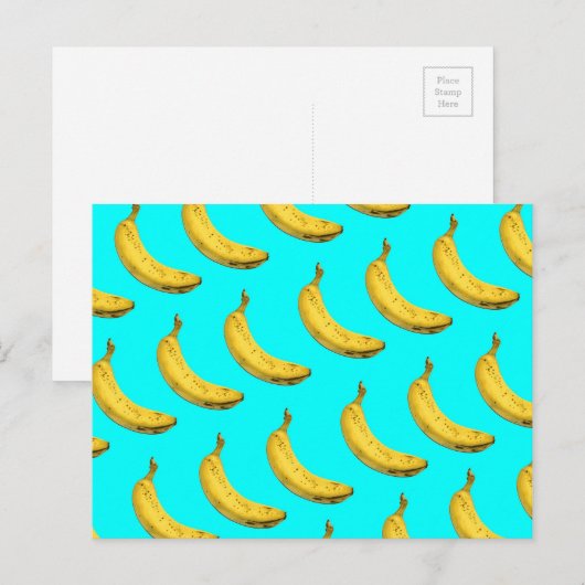 Coole Banane Postkarte (Vorne/Hinten)