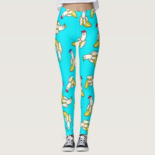 Coole Bananen-Leggings Leggings (Vorderseite)
