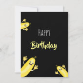 Coole Bananen-Urlaubskarte Feiertagskarte (Vorderseite)