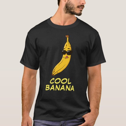 Coole Bananengrafik T-Shirt (Vorderseite)