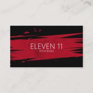 Coole Band Musiker-Visitenkarte Visitenkarte