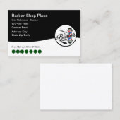 Coole Barbershop Loyalität Prämien Visitenkarten Visitenkarte (Vorne/Hinten)