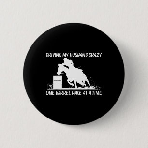 Coole Barrel Racing Art für Frauen Mama Pferderenn Button